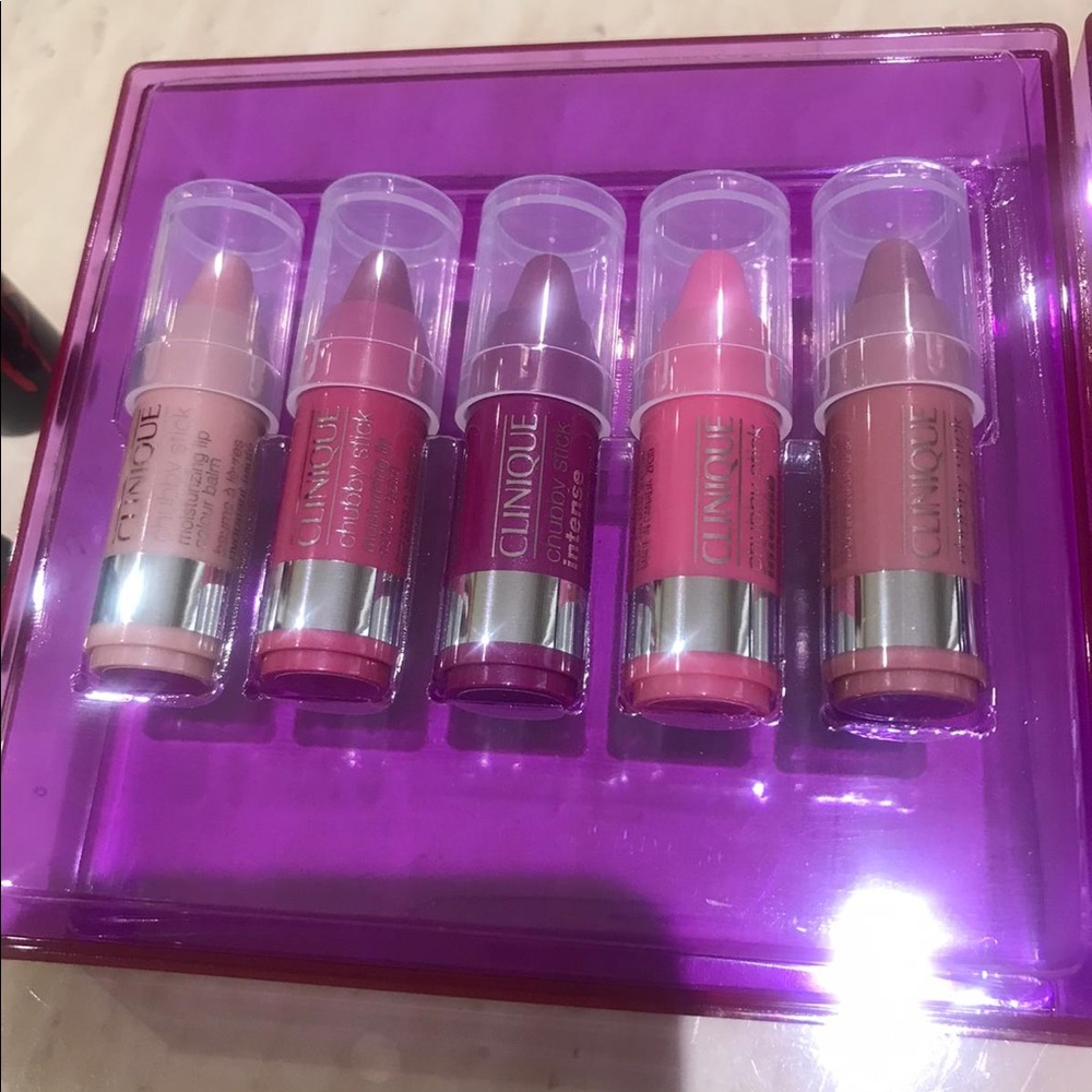 Clinique chubby lipstick set
